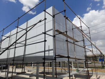 اجرای نمای کامپوزیت در مرحله نصب